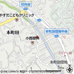 東京都町田市本町田860周辺の地図