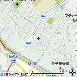 中川西町内会周辺の地図