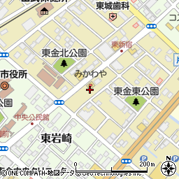 千葉県東金市東新宿10周辺の地図