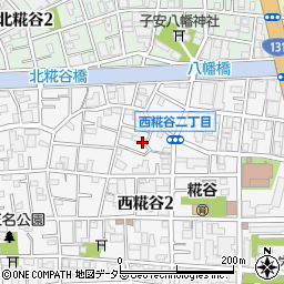 東京都大田区西糀谷2丁目16周辺の地図