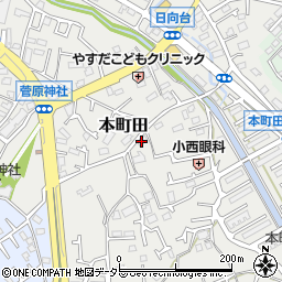 東京都町田市本町田842周辺の地図