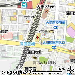 大田区　消費者生活センター周辺の地図