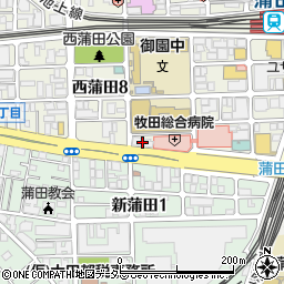 西蒲田パーソナルハウス周辺の地図