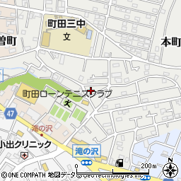 東京都町田市本町田1815周辺の地図