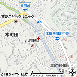 東京都町田市本町田861周辺の地図