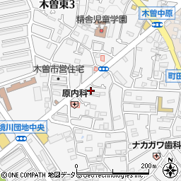 東京都町田市木曽東1丁目45周辺の地図