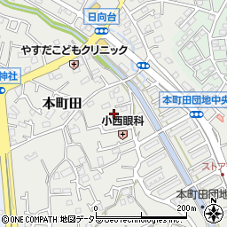 東京都町田市本町田850-2周辺の地図
