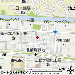 帝都工業資材株式会社　第一工場周辺の地図