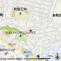 東京都町田市本町田1815-10周辺の地図