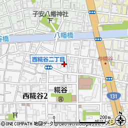東京都大田区西糀谷2丁目7周辺の地図