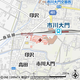 峡南医療センター市川三郷病院周辺の地図