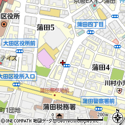 社団法人東京都自動車整備振興会　大田支部周辺の地図