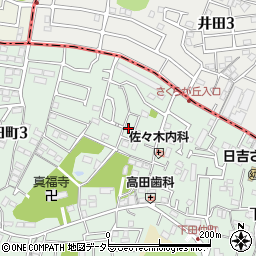 八百半商店周辺の地図