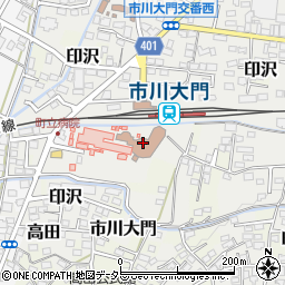 ケアセンターいちかわ周辺の地図