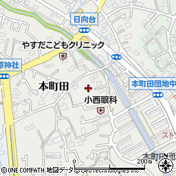 東京都町田市本町田851周辺の地図