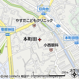 東京都町田市本町田843周辺の地図