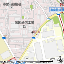 神奈川県川崎市中原区苅宿31-3周辺の地図