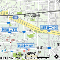 車検のコバック蒲田店周辺の地図