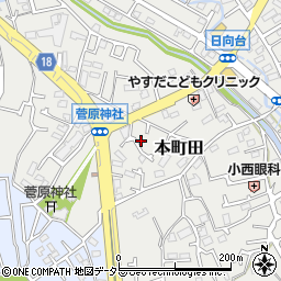 東京都町田市本町田831周辺の地図