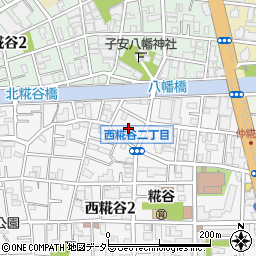 東京都大田区西糀谷2丁目6周辺の地図