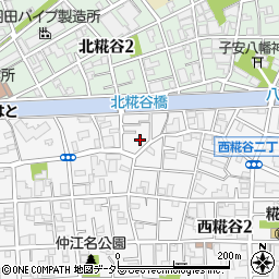 東京都大田区西糀谷2丁目1-8周辺の地図
