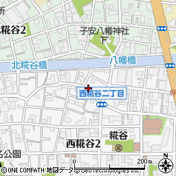カギ屋さん２４　東京都・大田区店周辺の地図