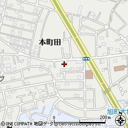 東京都町田市本町田1761周辺の地図