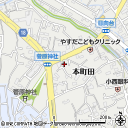東京都町田市本町田935周辺の地図
