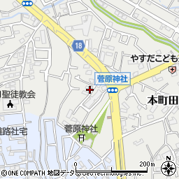 東京都町田市本町田815周辺の地図