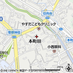 東京都町田市本町田939-22周辺の地図