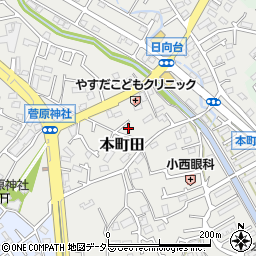 東京都町田市本町田939-22周辺の地図