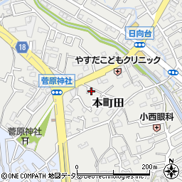 東京都町田市本町田932-20周辺の地図