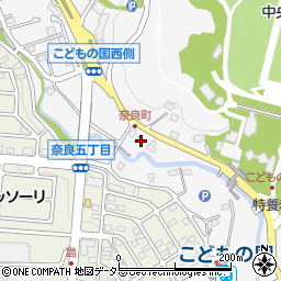 神奈川県横浜市青葉区奈良町966-13周辺の地図