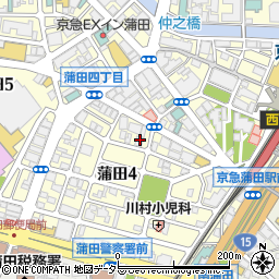 蒲田工業株式会社周辺の地図