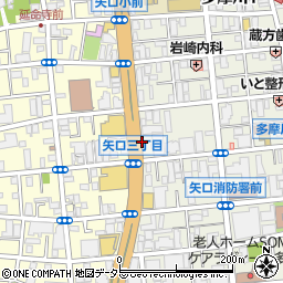 スギ薬局　多摩川大橋店周辺の地図