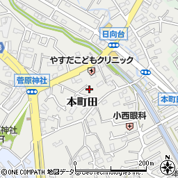 東京都町田市本町田939-21周辺の地図