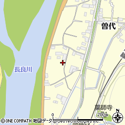 岐阜県美濃市曽代401周辺の地図
