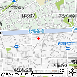 東京都大田区西糀谷2丁目1-5周辺の地図