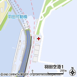 産經新聞社羽田格納庫周辺の地図