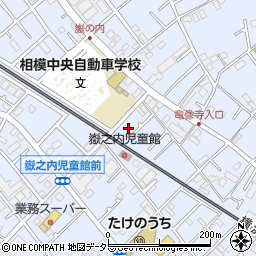 神奈川県相模原市中央区東淵野辺周辺の地図