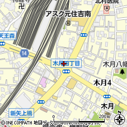 ラフ＆ロード川崎店タイヤ部周辺の地図