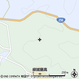 長野県木曽郡南木曽町蘭周辺の地図