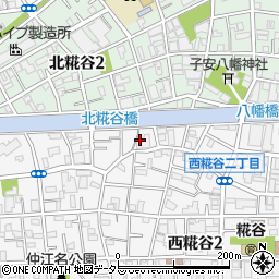 東京都大田区西糀谷2丁目2周辺の地図