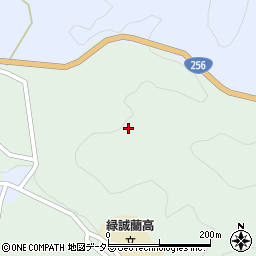 長野県南木曽町（木曽郡）蘭周辺の地図