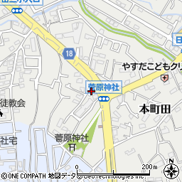 東京都町田市本町田951周辺の地図
