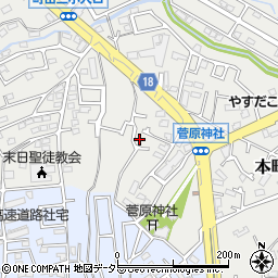 東京都町田市本町田813周辺の地図