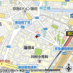 ぱぱす薬局蒲田店周辺の地図