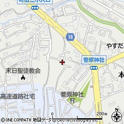 東京都町田市本町田1376周辺の地図