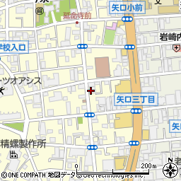 キッチンベル矢口店周辺の地図