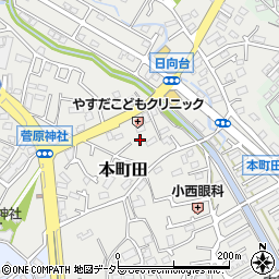 東京都町田市本町田939-19周辺の地図